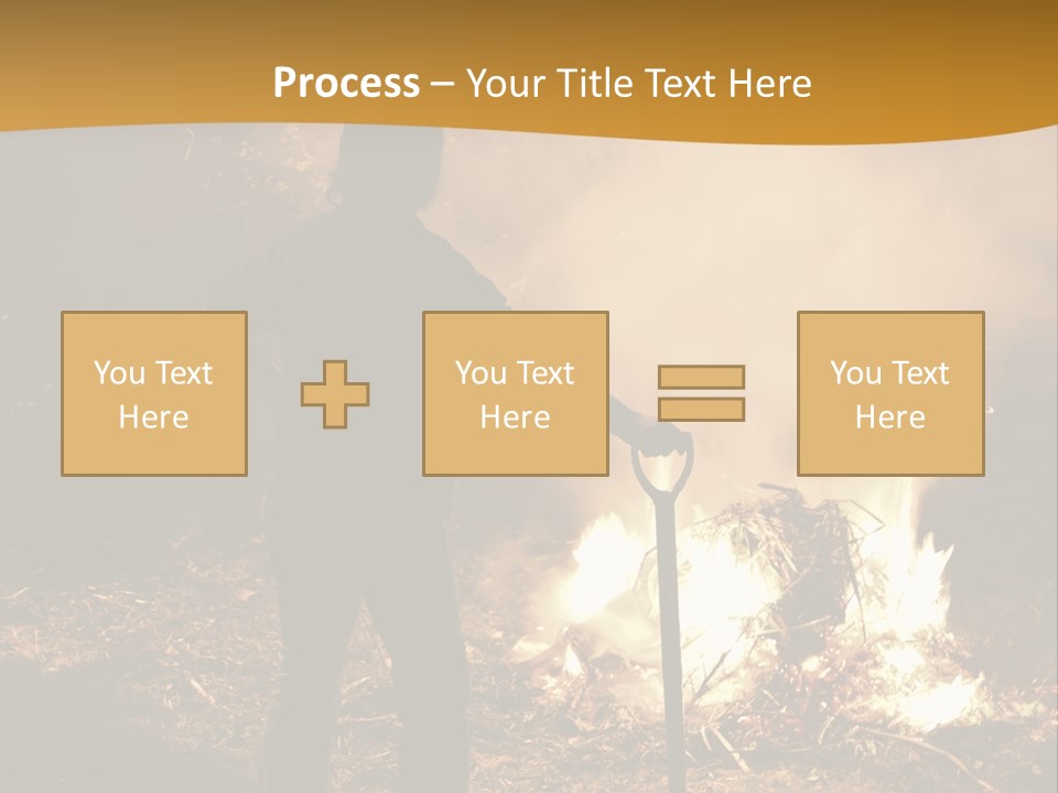 Toil Dusk Farm PowerPoint Template