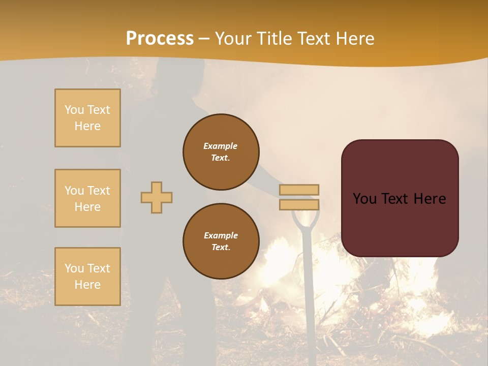 Toil Dusk Farm PowerPoint Template