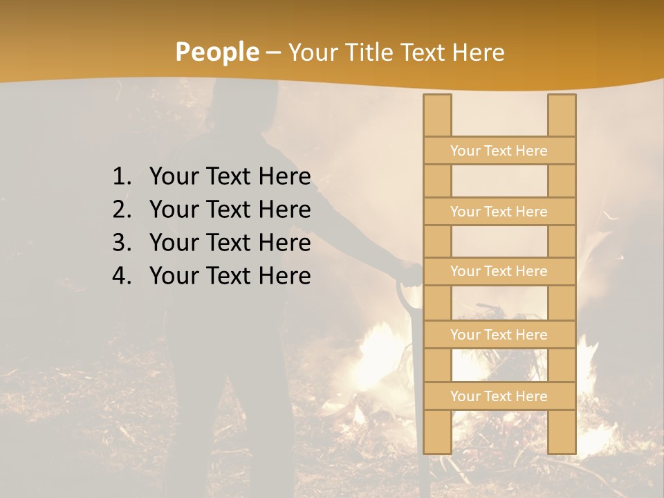 Toil Dusk Farm PowerPoint Template
