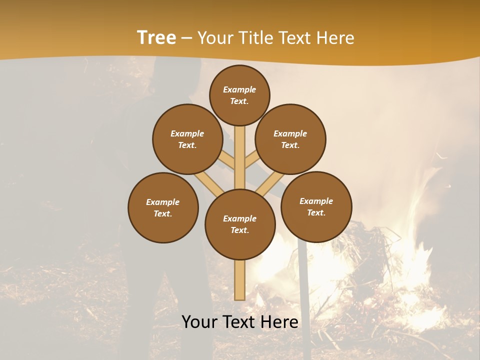 Toil Dusk Farm PowerPoint Template