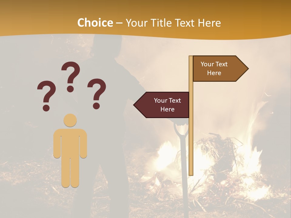 Toil Dusk Farm PowerPoint Template