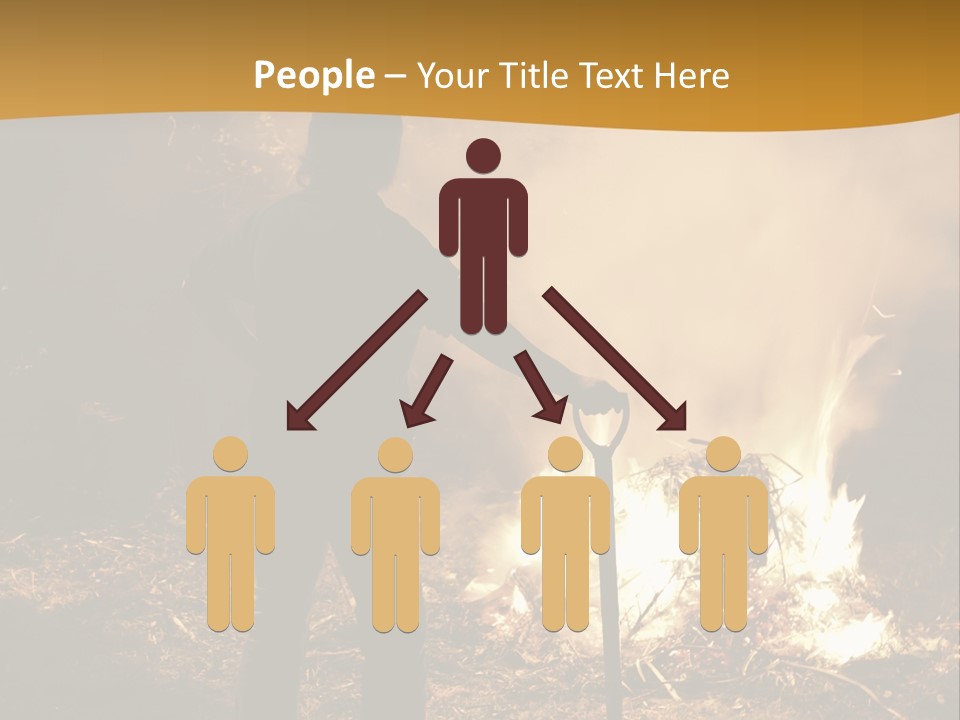 Toil Dusk Farm PowerPoint Template