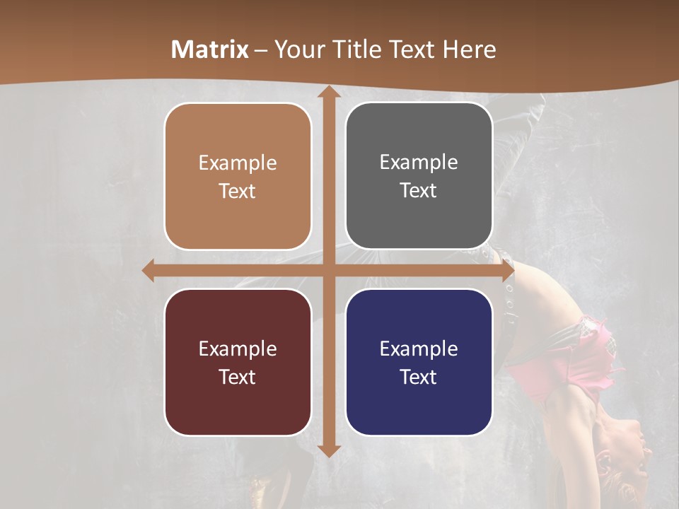 Moving Exercise Stretching PowerPoint Template