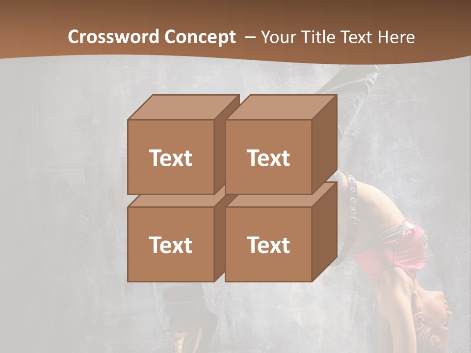Moving Exercise Stretching PowerPoint Template