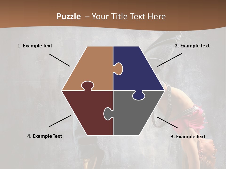 Moving Exercise Stretching PowerPoint Template