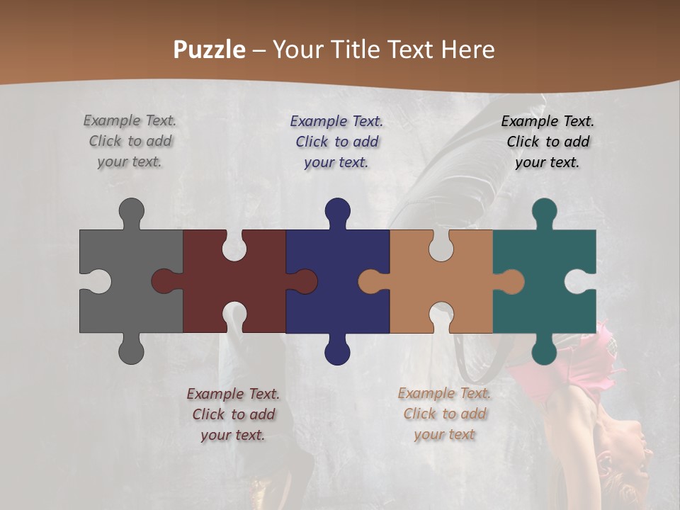 Moving Exercise Stretching PowerPoint Template