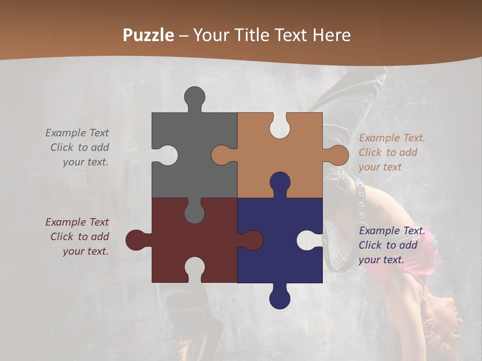 Moving Exercise Stretching PowerPoint Template