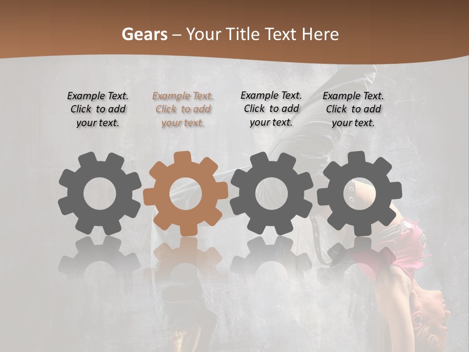 Moving Exercise Stretching PowerPoint Template