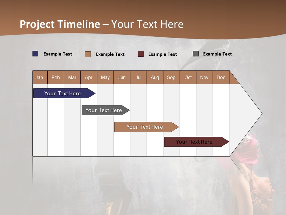 Moving Exercise Stretching PowerPoint Template