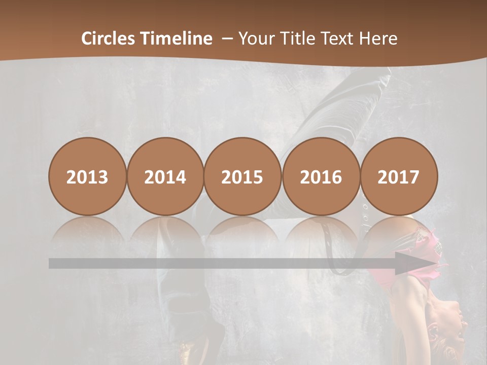 Moving Exercise Stretching PowerPoint Template