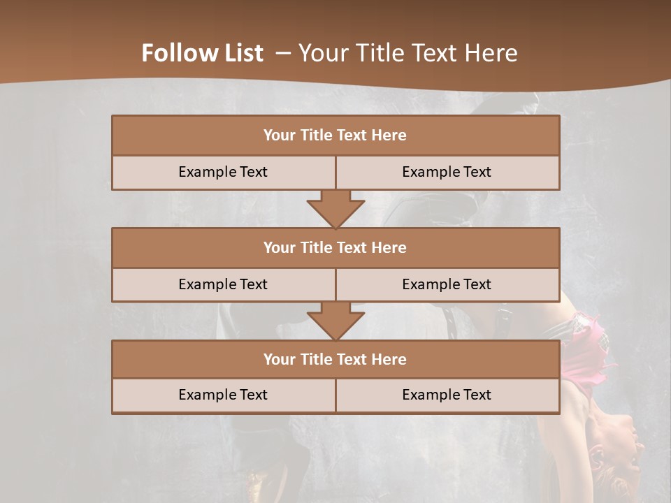 Moving Exercise Stretching PowerPoint Template