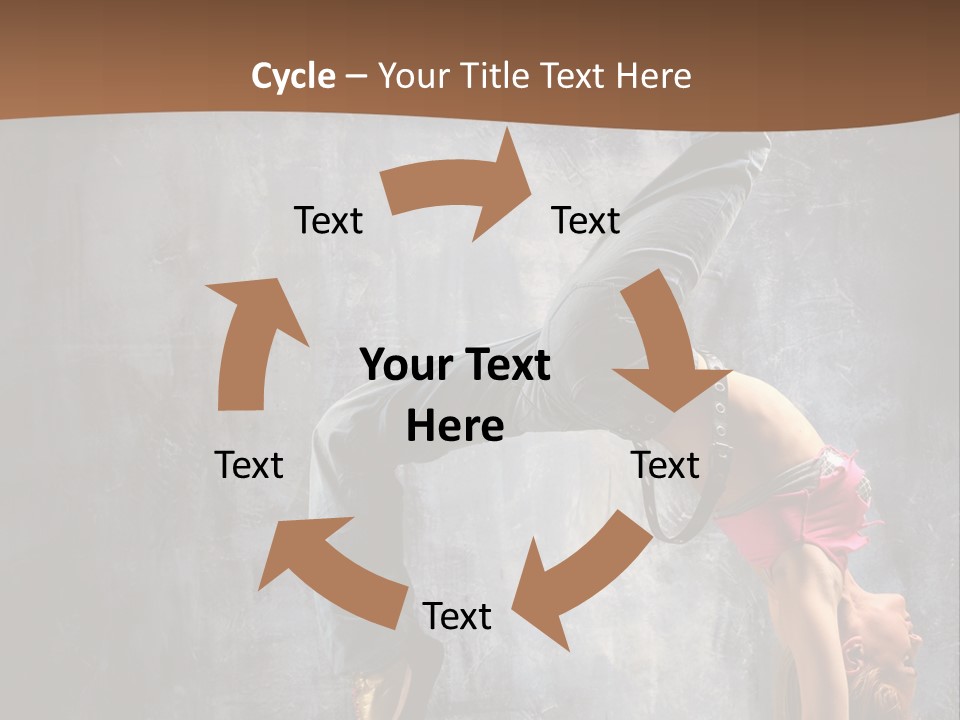 Moving Exercise Stretching PowerPoint Template
