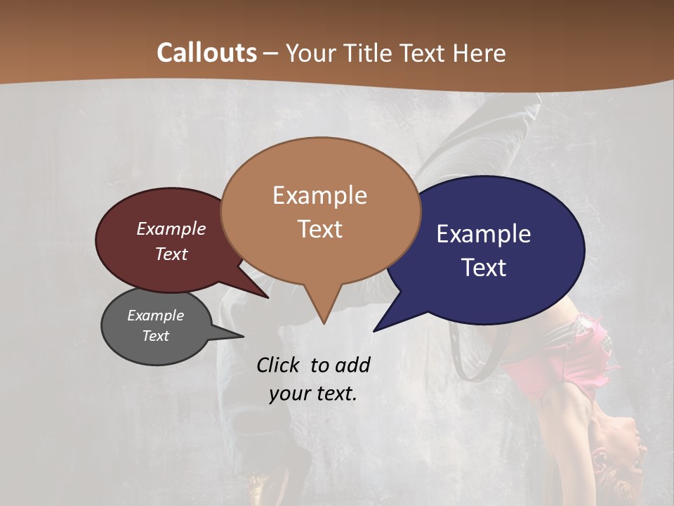 Moving Exercise Stretching PowerPoint Template