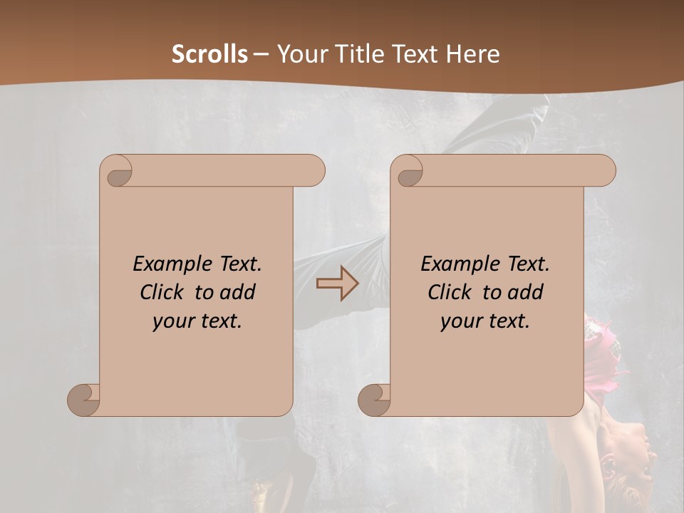 Moving Exercise Stretching PowerPoint Template