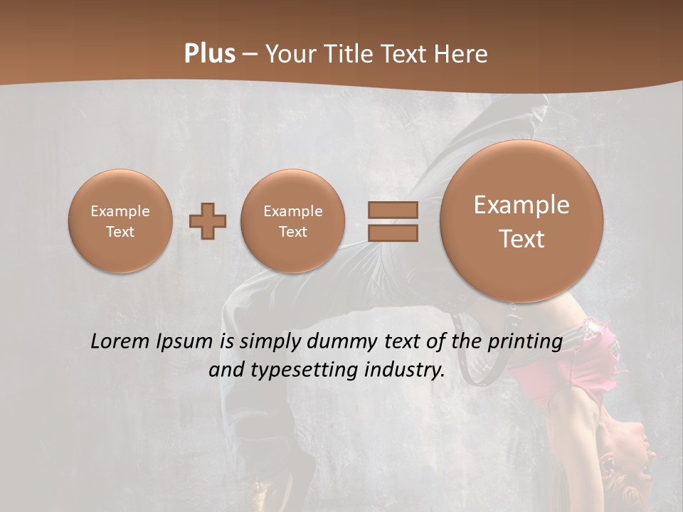 Moving Exercise Stretching PowerPoint Template