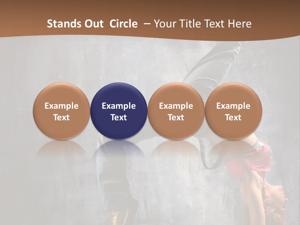 Moving Exercise Stretching PowerPoint Template