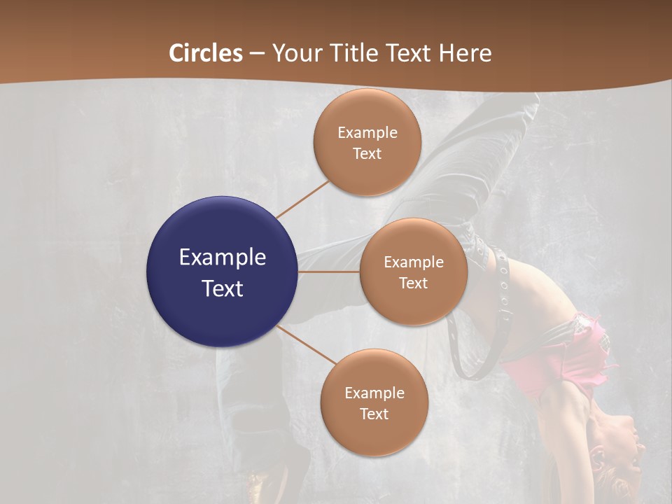 Moving Exercise Stretching PowerPoint Template
