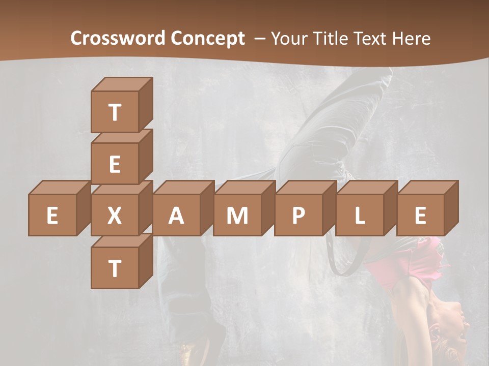 Moving Exercise Stretching PowerPoint Template