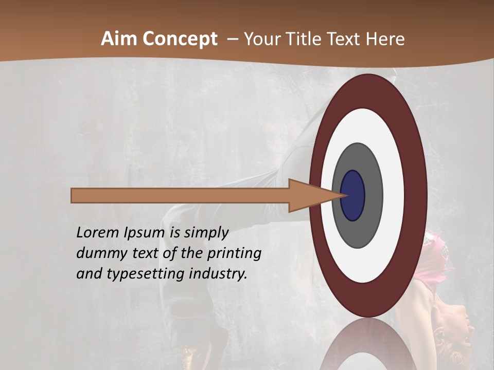 Moving Exercise Stretching PowerPoint Template