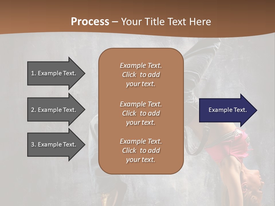 Moving Exercise Stretching PowerPoint Template