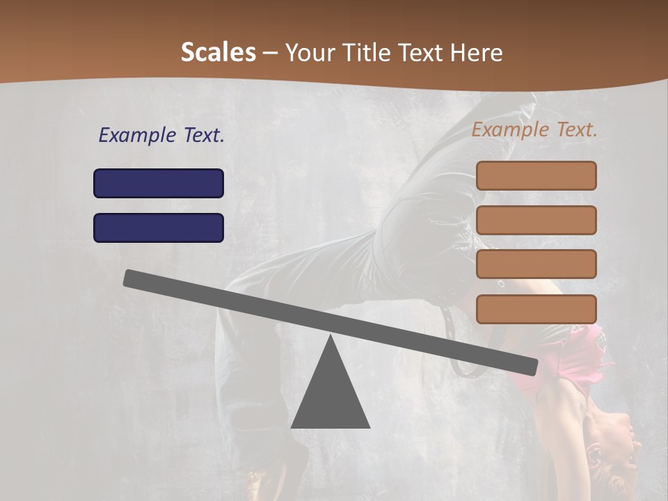 Moving Exercise Stretching PowerPoint Template