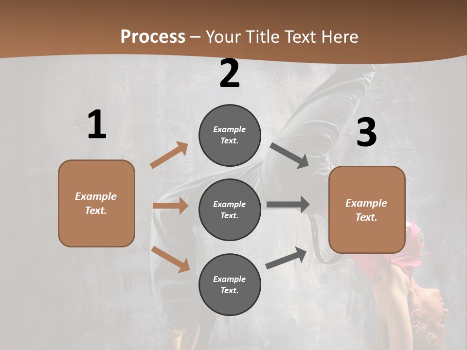 Moving Exercise Stretching PowerPoint Template