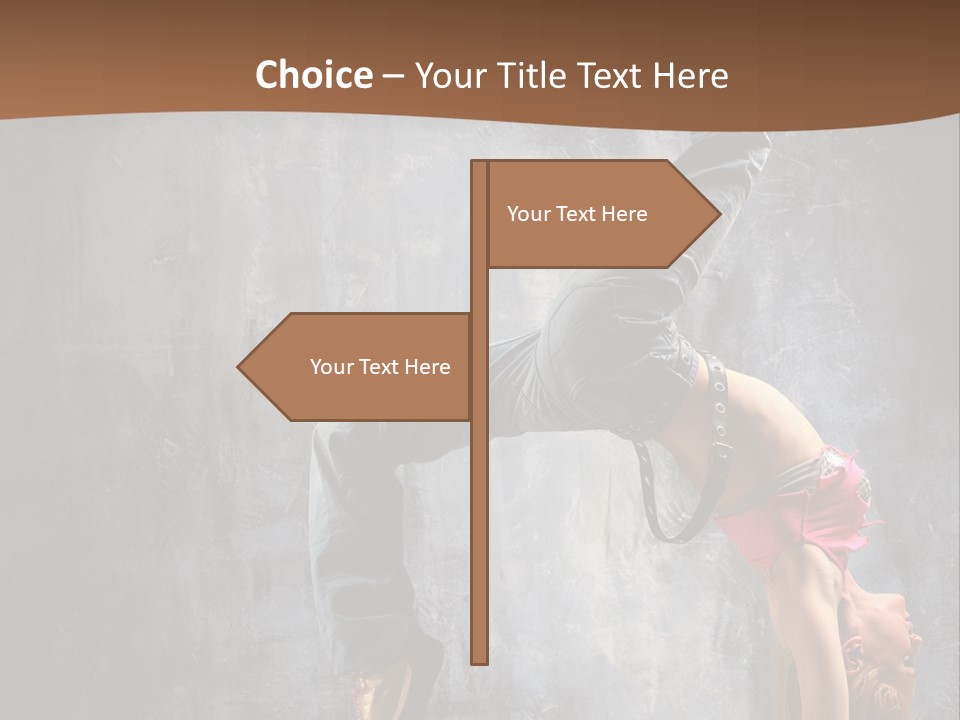 Moving Exercise Stretching PowerPoint Template