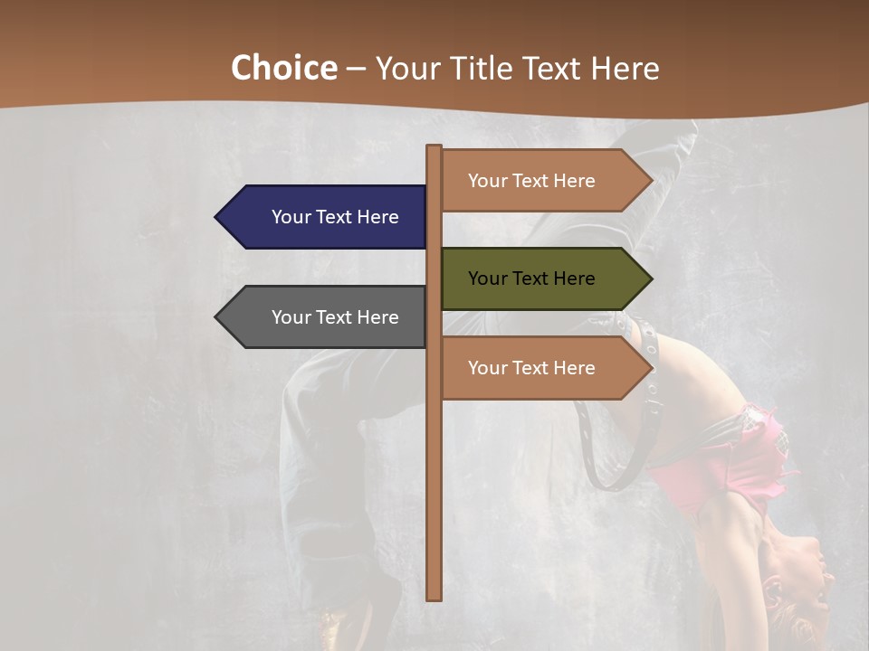 Moving Exercise Stretching PowerPoint Template