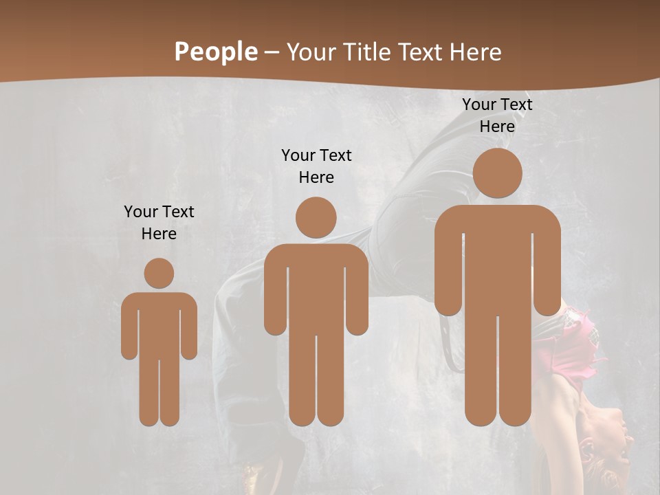 Moving Exercise Stretching PowerPoint Template