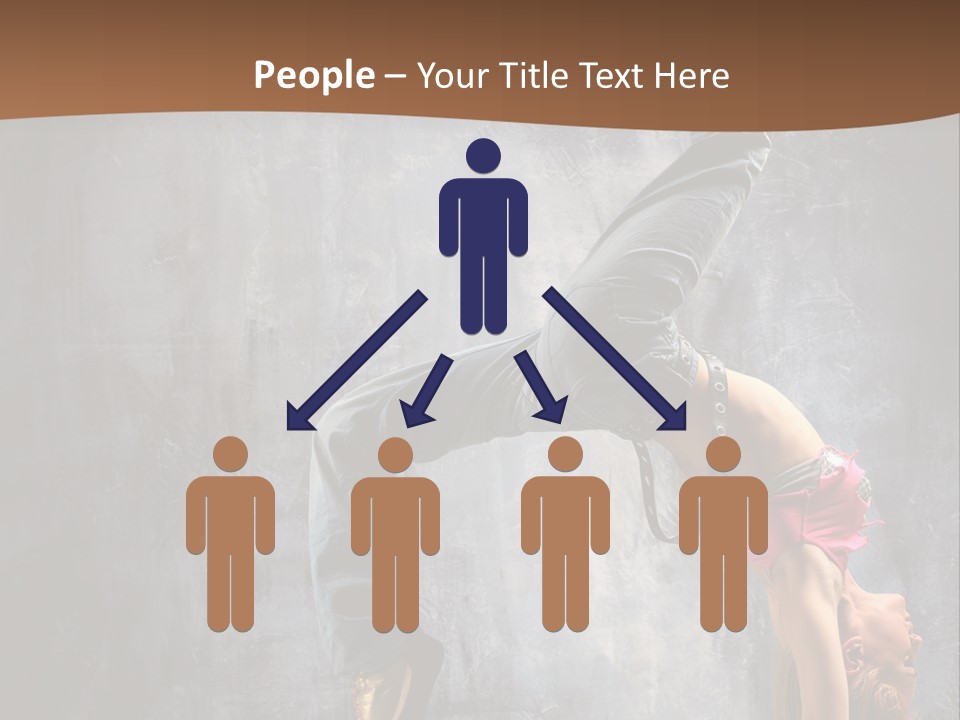 Moving Exercise Stretching PowerPoint Template