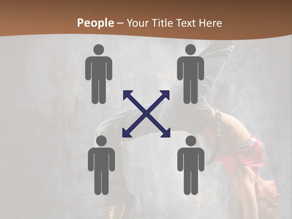 Moving Exercise Stretching PowerPoint Template