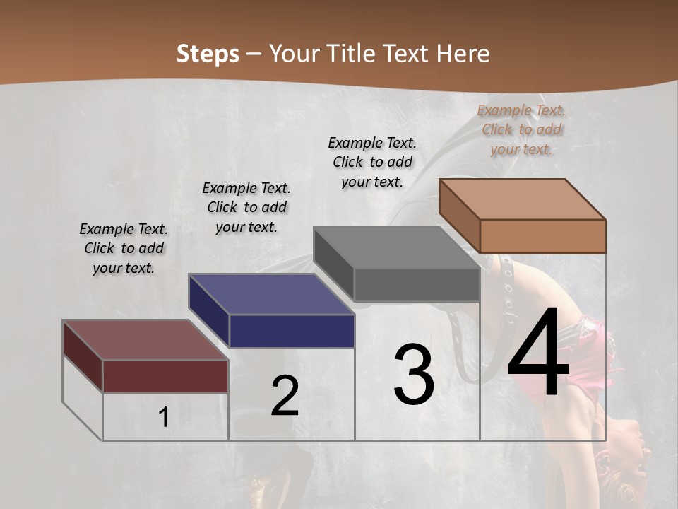 Moving Exercise Stretching PowerPoint Template