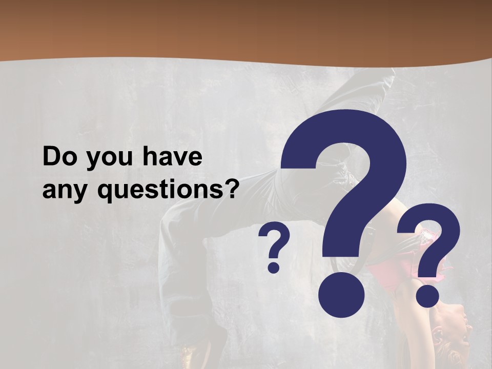 Moving Exercise Stretching PowerPoint Template