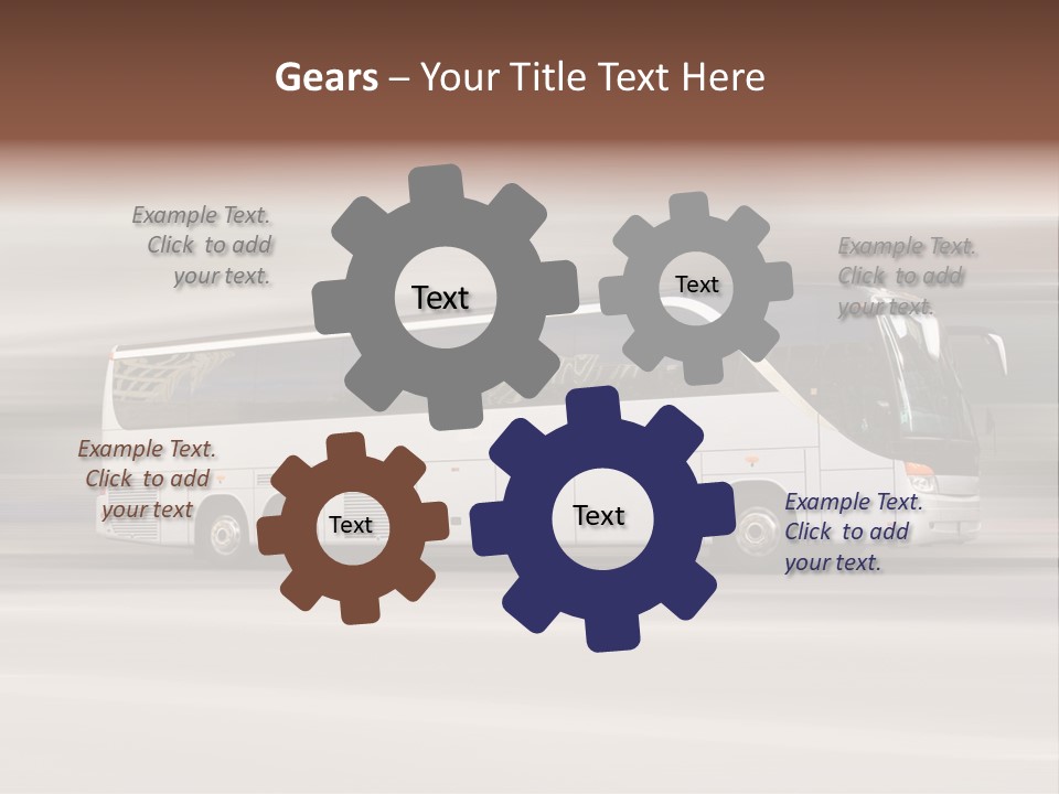 Speed Vehicle Public PowerPoint Template