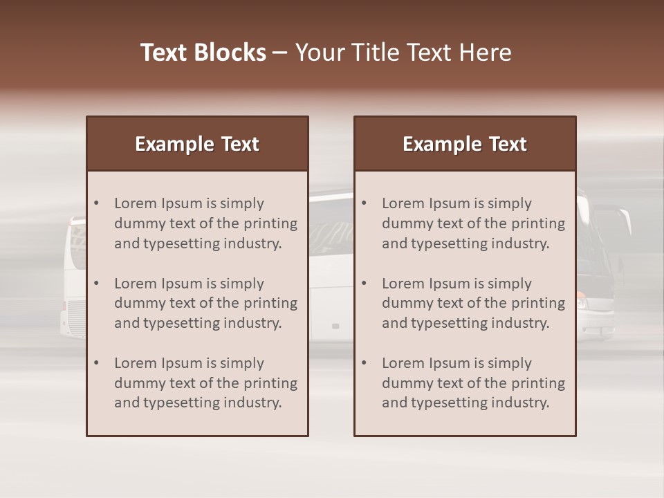 Speed Vehicle Public PowerPoint Template