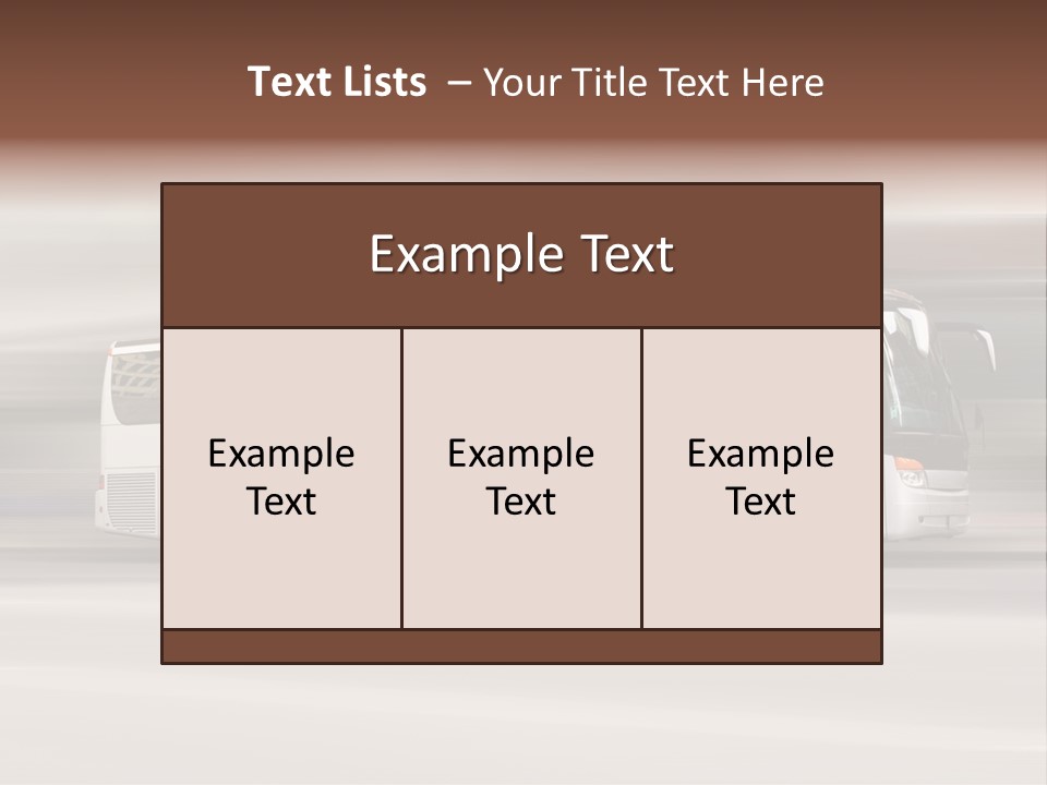 Speed Vehicle Public PowerPoint Template