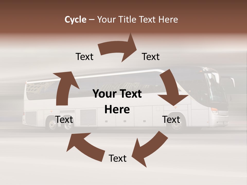 Speed Vehicle Public PowerPoint Template