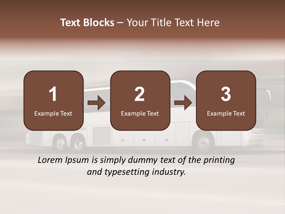 Speed Vehicle Public PowerPoint Template