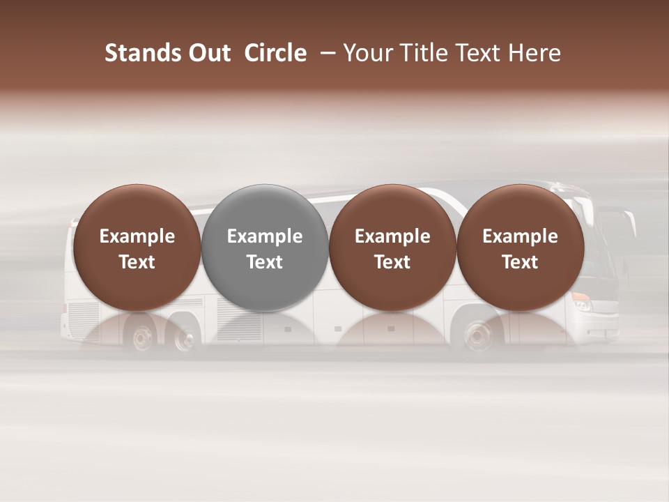 Speed Vehicle Public PowerPoint Template