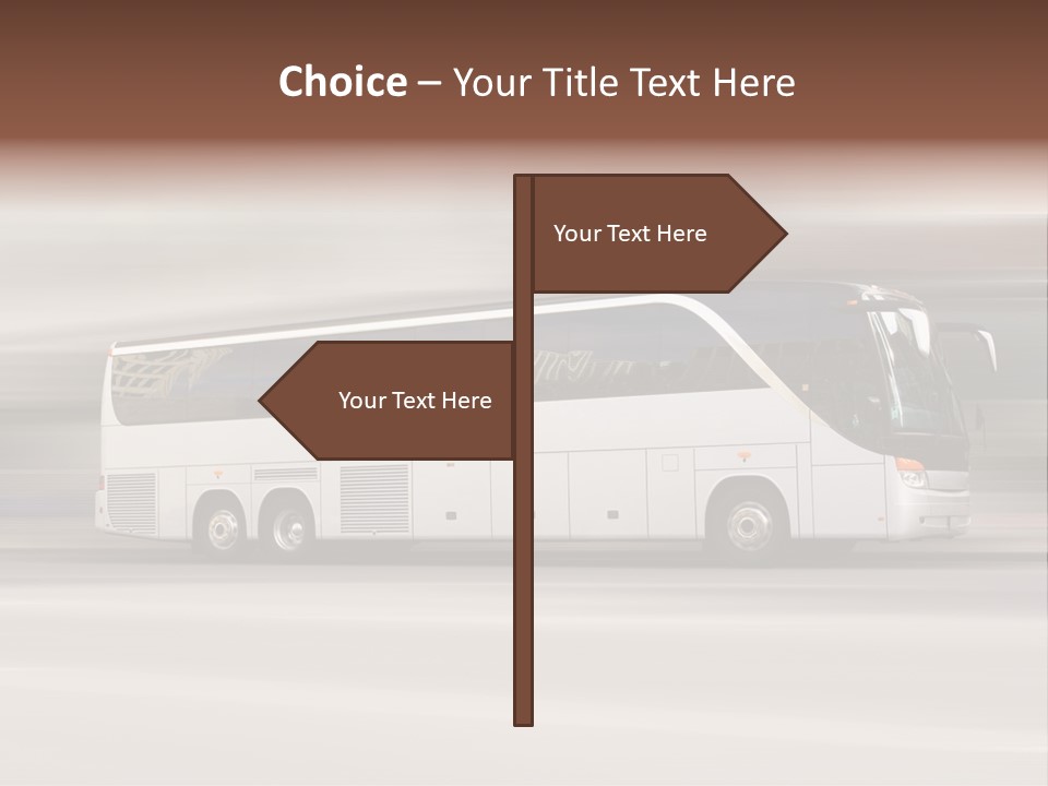 Speed Vehicle Public PowerPoint Template