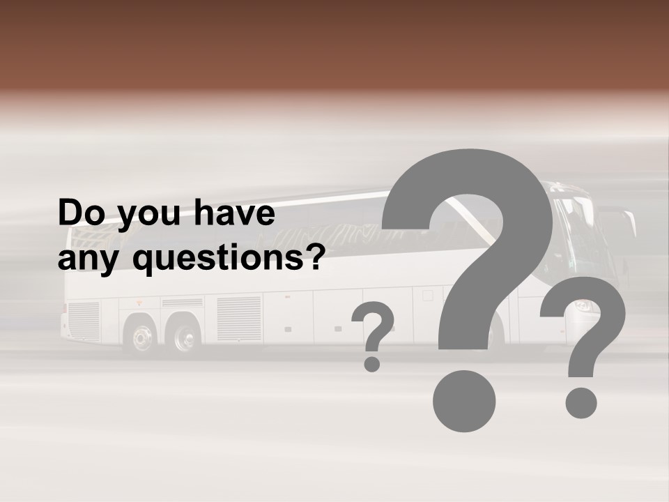 Speed Vehicle Public PowerPoint Template