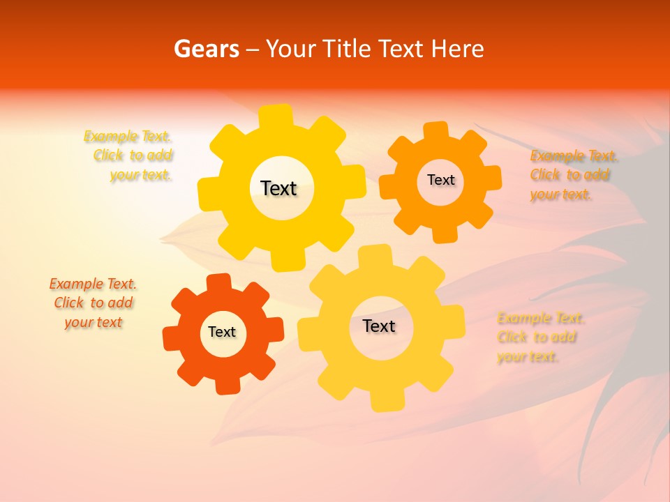 Colour Warm Tone PowerPoint Template