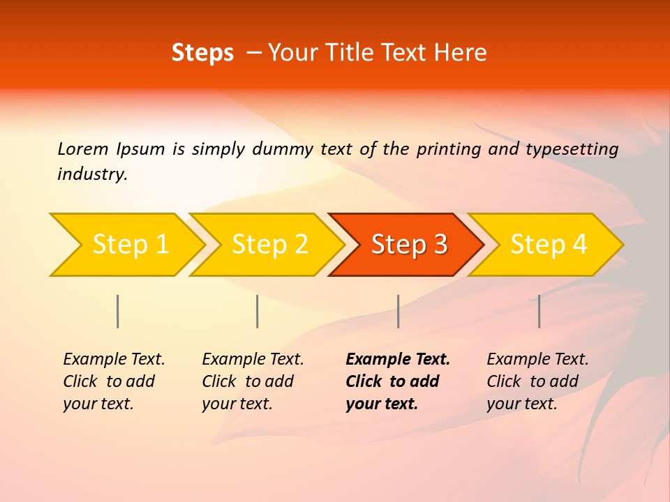 Colour Warm Tone PowerPoint Template