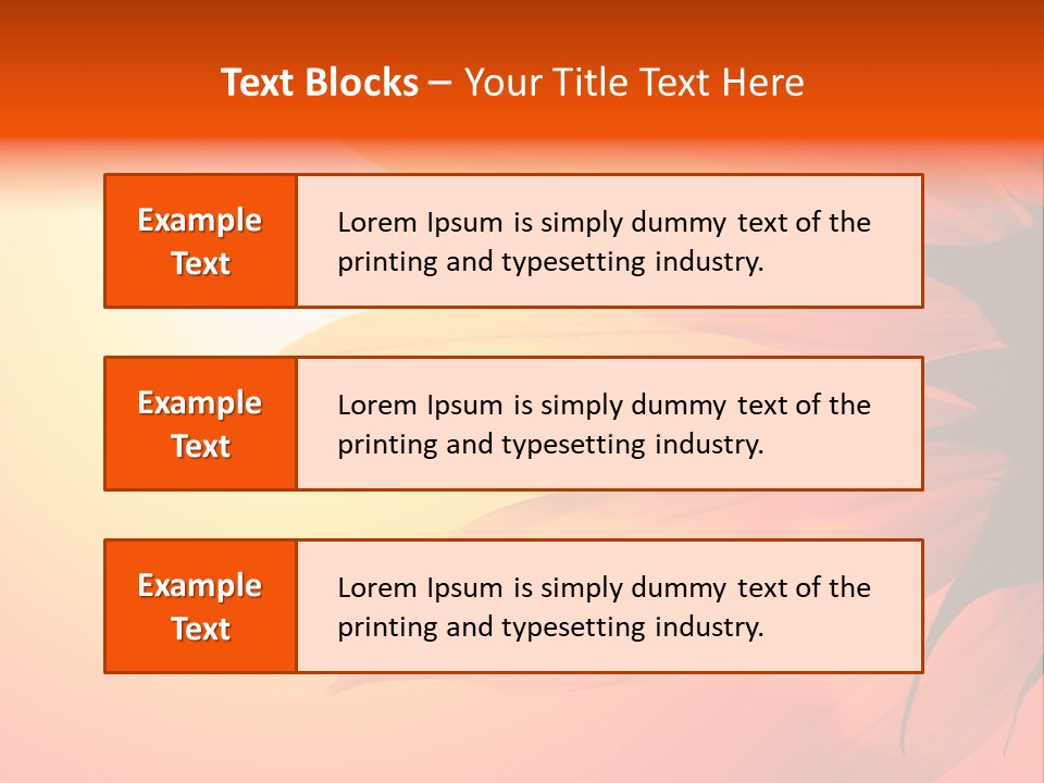 Colour Warm Tone PowerPoint Template