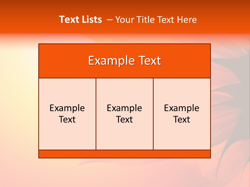 Colour Warm Tone PowerPoint Template
