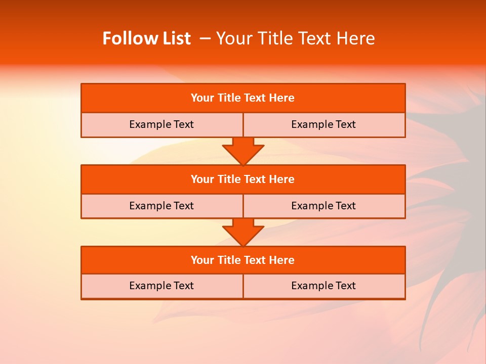 Colour Warm Tone PowerPoint Template