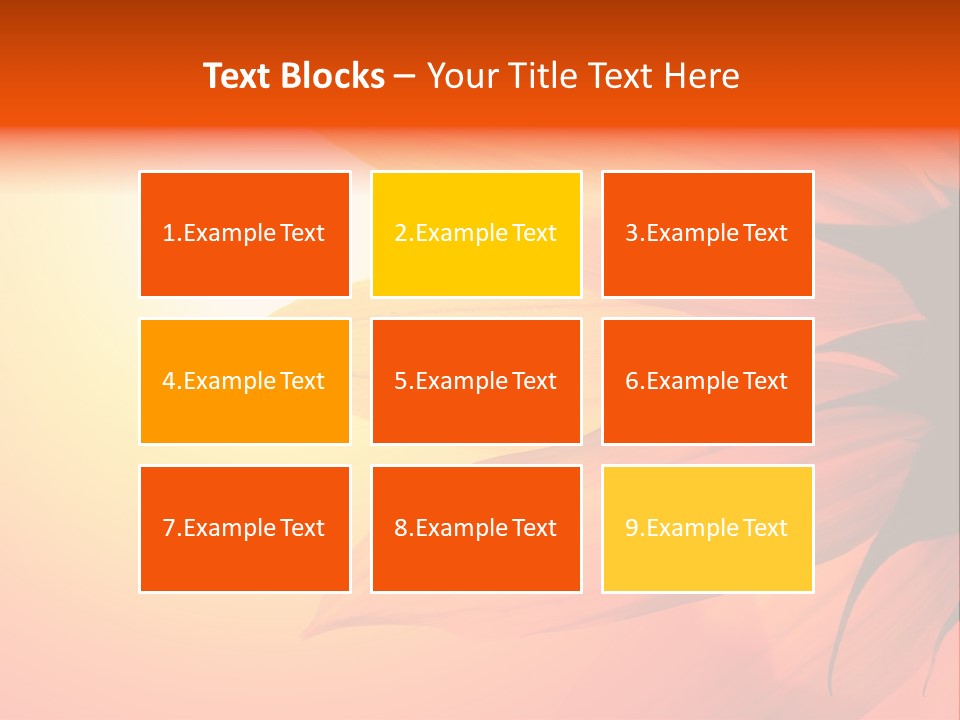 Colour Warm Tone PowerPoint Template