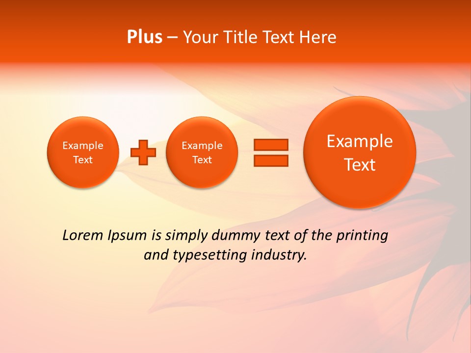 Colour Warm Tone PowerPoint Template