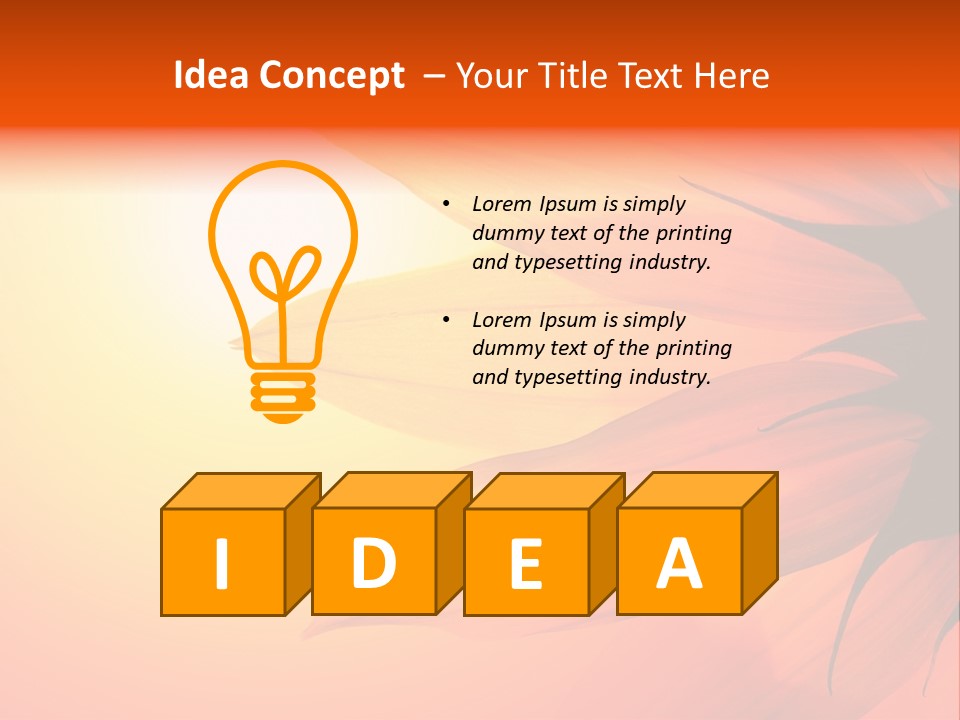 Colour Warm Tone PowerPoint Template