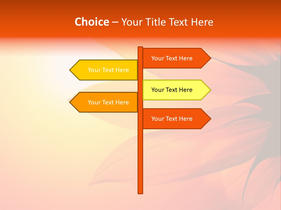 Colour Warm Tone PowerPoint Template